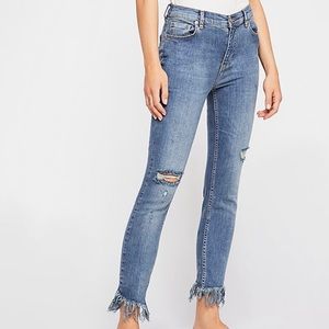 Free People Great Heights Skinny Jeans Size 26